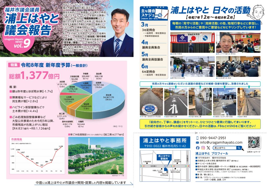 浦上はやと 議会報告書 vol.09A